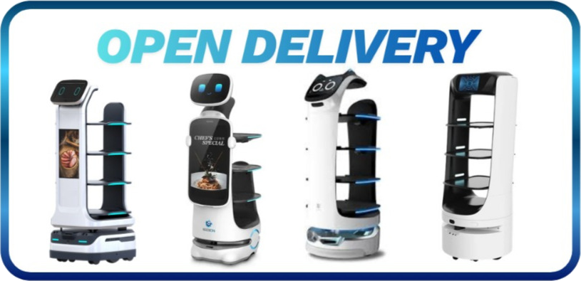 Open-Shelf Delivery Robot